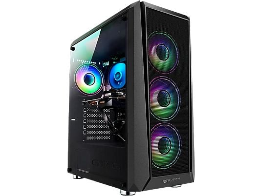 PC Gaming - PC RACING MK I5, Intel® Core™ i5 12400F, 32 GB RAM, 2 TB SSD, GeForce RTX™ 4060, Windows 11 Pro, Negro