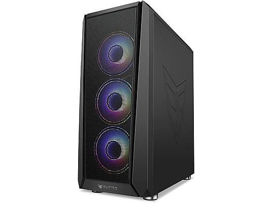 PC Gaming - PC RACING MK I5, Intel® Core™ i5 12400F, 32 GB RAM, 2 TB SSD, GeForce RTX™ 4060, Windows 11 Pro, Negro