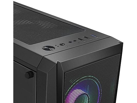 PC Gaming - PC RACING MK I5, Intel® Core™ i5 12400F, 32 GB RAM, 2 TB SSD, GeForce RTX™ 4060, Windows 11 Pro, Negro